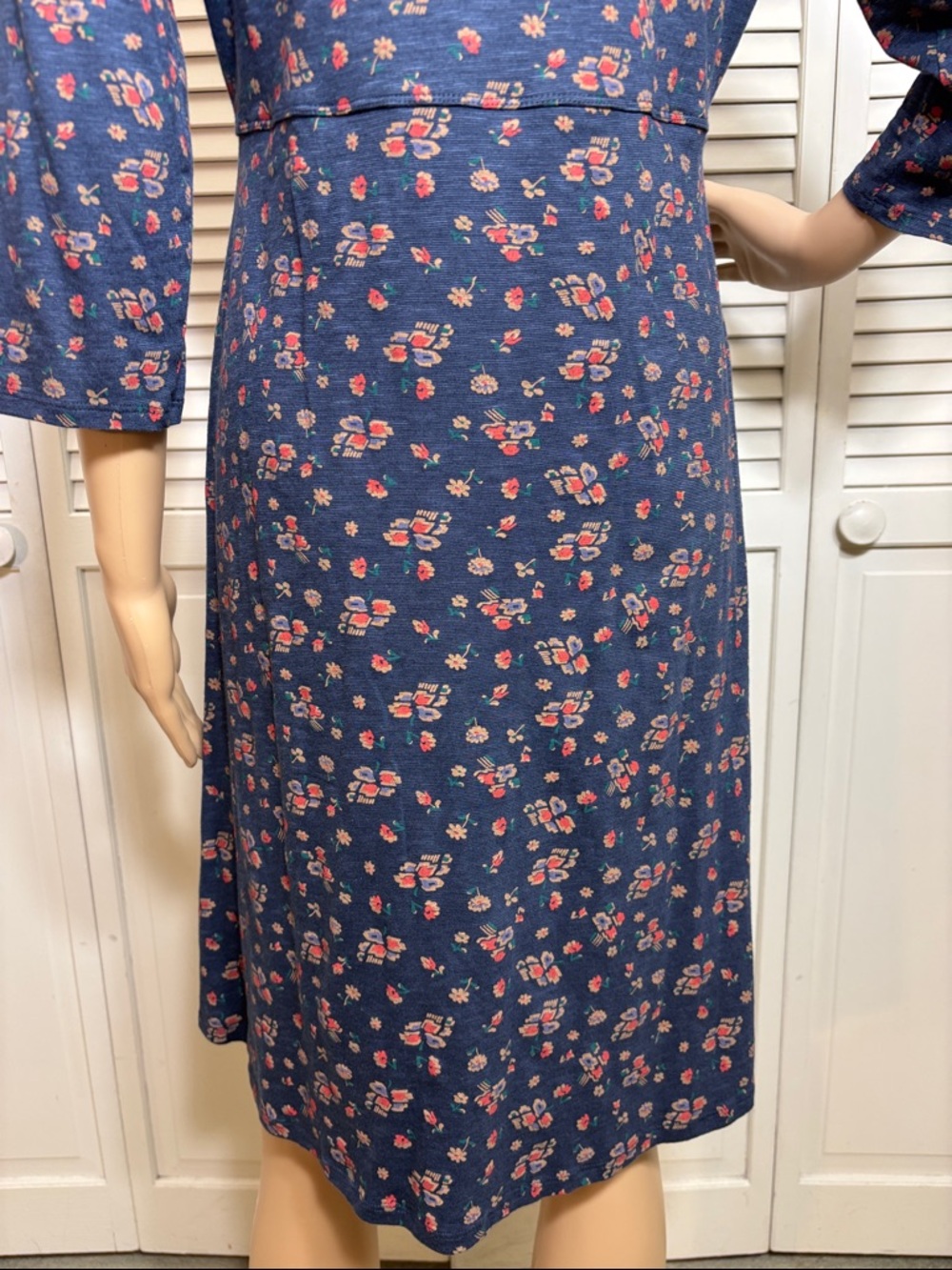 Toad & Co Rosalinda Dress in True Navy Floral Medium - Picture 10 of 15